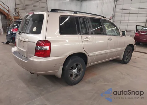 2004 Toyota Highlander z USA, uszkodzony, nr VIN JTEDD21A840096308